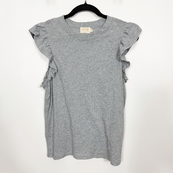 Evereve Nation LTD Paulette Cotton Tank in Heathergrey Size Medium - Picture 2 of 6